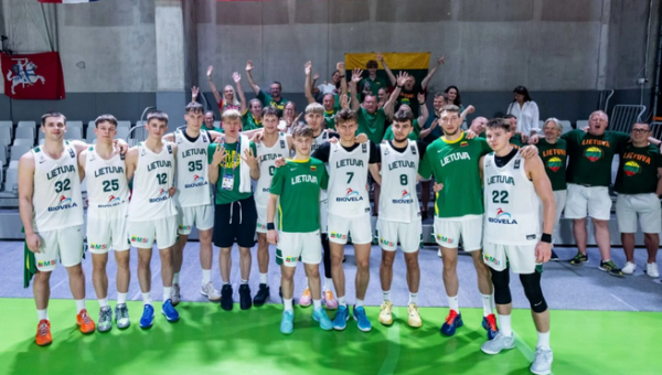 Lietuvos jaunimo rinktinė pergalingai užbaigė U20 Europos čempionatą