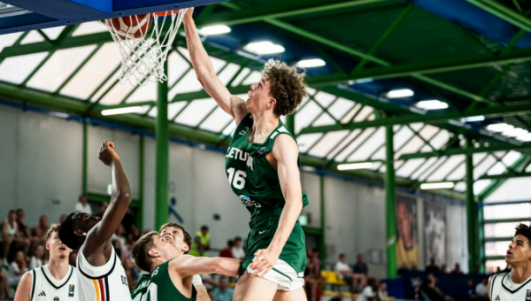 U18 Europos čempionato grupės etapo finiše – pralaimėjimas Vokietijos rinktinei