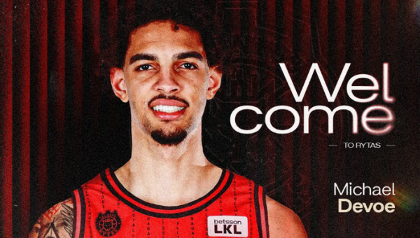 „Rytas“ stiprina gynėjų gretas: pasirašyta sutartis su M. Devoe