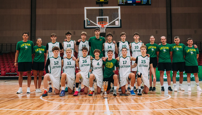 Aiški U16 Lietuvos vaikinų rinktinės sudėtis Europos čempionate