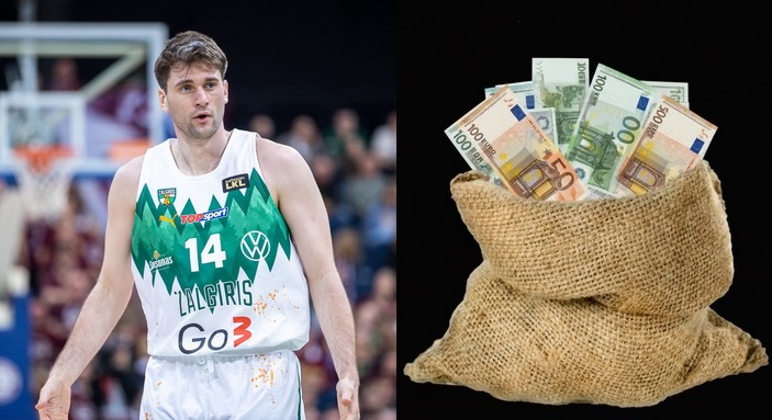 Skelbiama, kokią algą „Žalgiris“ pasiūlė D. Slevai už sutarties pratęsimą
