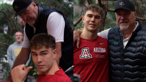 A. Sabonis Palangoje šiltai pasitiko „Wildcats“ komandą (VIDEO)