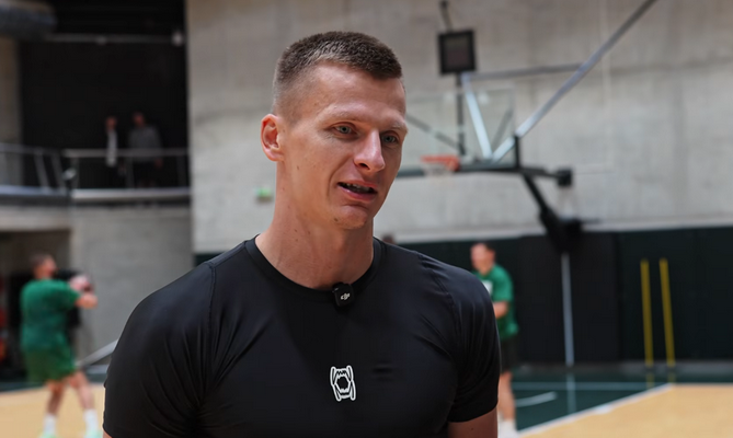A. Butkevičius po pirmosios žalgiriečių treniruotės: „Stengsimės kuo greičiau susižaisti“