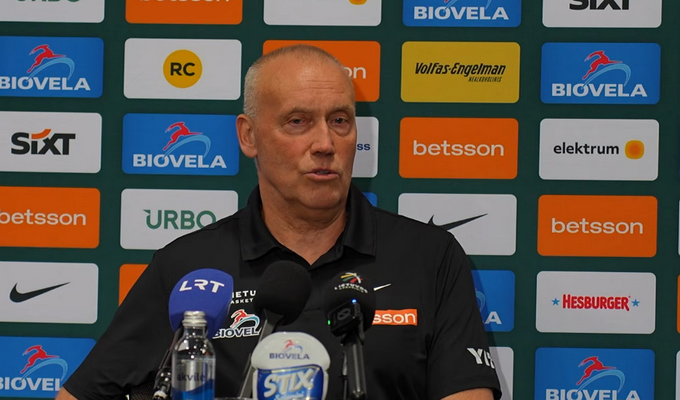 R. Kurtinaitis po pralaimėjimo išliko ramus: „Esame teisingame kelyje“ (VIDEO)