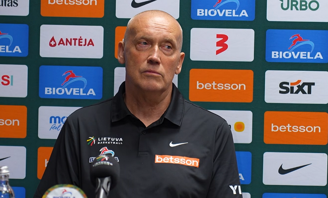 R. Kurtinaitis nesureikšmino pralaimėjimo: „Viskas yra dėsninga“ (VIDEO)