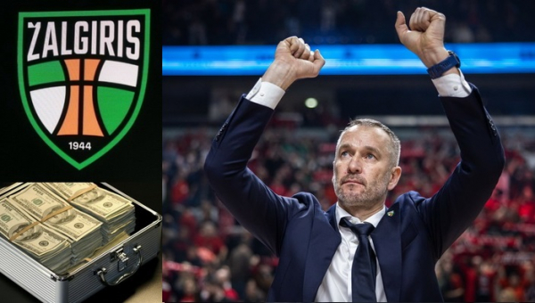 „Žalgiris“ nuskriaudė T. Masiulį: paviešintas faktas apie trenerio uždarbį