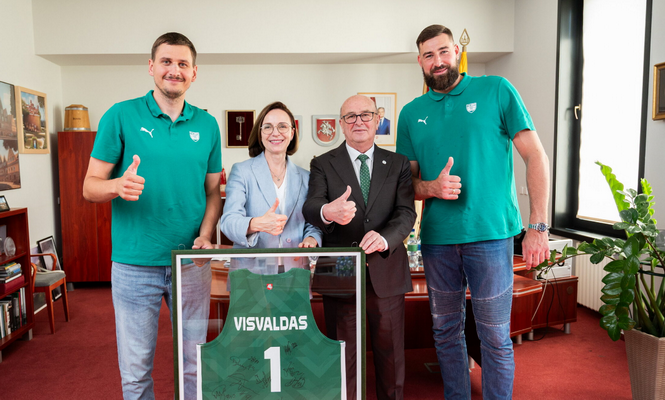 Prieš naująjį sezoną – žalgiriečių padėka Kaunui