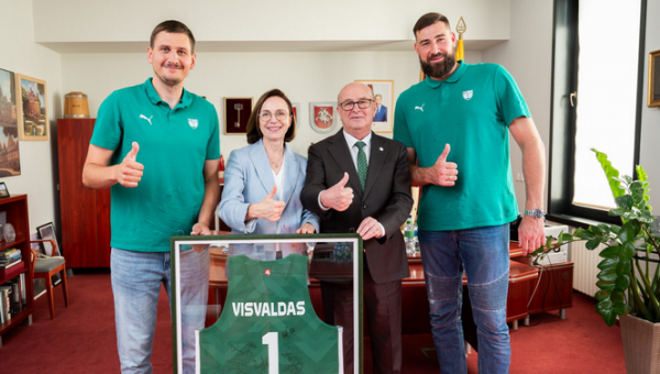 Prieš naująjį sezoną – žalgiriečių padėka Kaunui